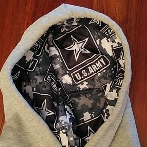 NWOT US Army digital print hoodie sweatshirt